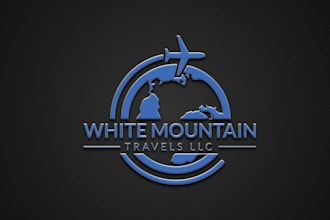 create a luxury travel and hotel logo design