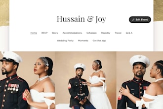 design squarespace church wedding website zola islamic wedding nikkah website