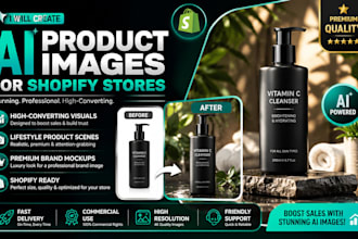 a perfect ai product images for shopify