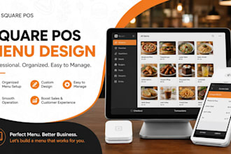 design square pos restaurant menu
