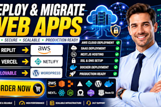 deploy migrate vercel to netlify,hipaa replit to aws cloud lovable to wordpress