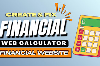 design financial website create financial calculator js calculator bug fixes