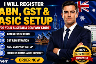register abn gst and asic setup for your australia company store