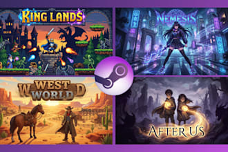 create steam capsule, game art, steam capsule art, steam artwork, game banner