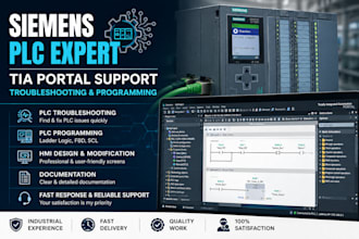 troubleshoot, modify, and program siemens plc tia portal projects