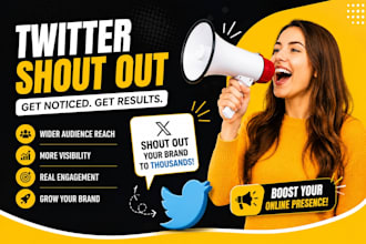 do twitter shout out