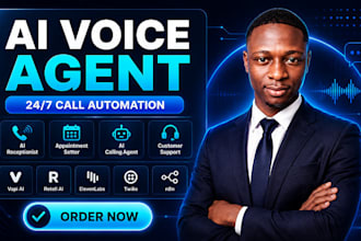 build ai voice agent retell ai receptionist vapi ai automation, calling agent