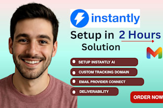 set up instantly ai email outreach SMTP dns and deliverability