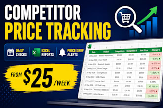 track competitor prices excel price monitoring reports