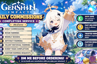 help with genshin impact daily commissions and tasks