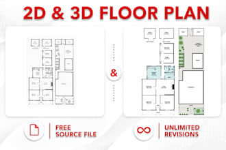design 2d,3d floor plan from sketch using floorplanner