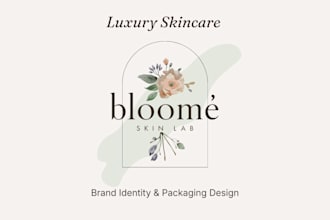 create a luxury brand identity and branding kit