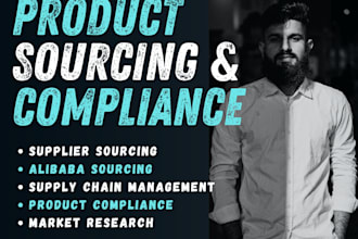 product sourcing, supplier verification, compliance exper