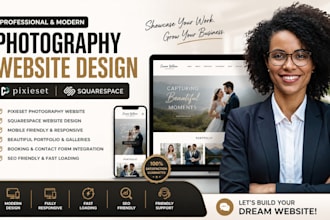 design an attractive pixieset photography website pixieset website squarespace