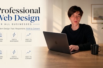 design a clean, modern website for your small business
