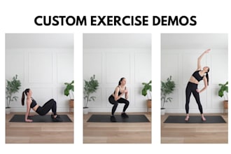 film fitness exercise demo videos for your business