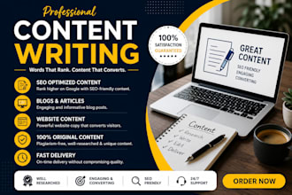write SEO blog and articles for your website
