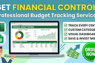 build a business budget tracker or expense planner in excel
