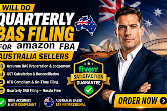 do quarterly bas filing for amazon fba australia sellers