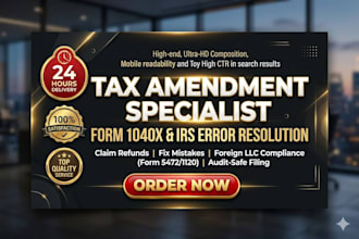amend your US tax return, fix irs errors, and file form 1040x accurately
