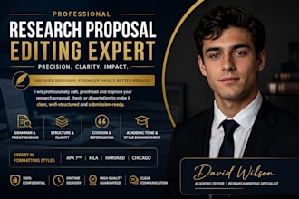 edit and proofread your research proposal