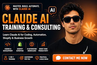 teach claude coding training claude cowork trainer shopify claude consultant