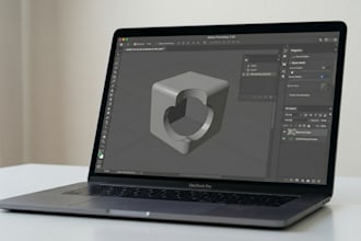 teach you 3d boolean and bevel on adobe photoshop for 3days
