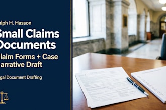 prepare your small claims court documents and claim form