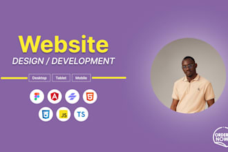 build responsive angular and react frontend websites