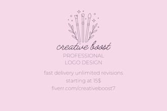 design professional logo for your business