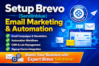 setup brevo sendinblue email marketing automation and campaigns