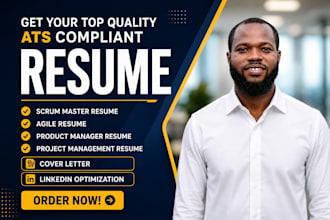write scrum master, pmp resume and help you ace interviews