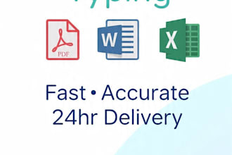 type PDF handwritten notes to word fast and accurate