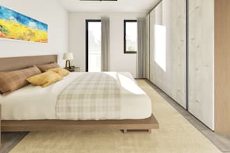 design and photorealistic render your bedroom