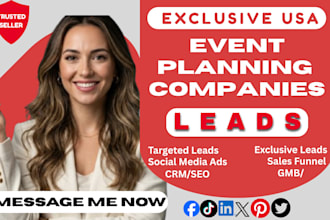 fresh event planning leads, event planner, event planning leads via google ads