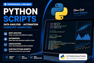 create python scripts for data analysis and visualization