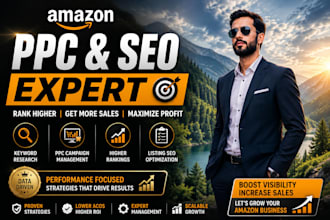 manage amazon PPC campaigns and keyword research
