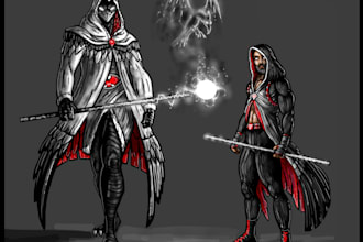 produce superb character designs