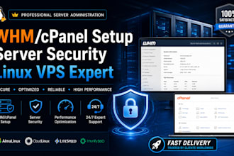 install, configure and secure whm cpanel server