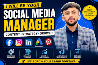 manage your social media, create content, and run facebook instagram ads