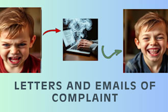 write your letter or email of complaint