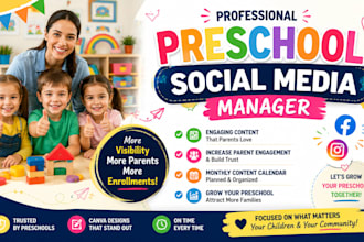 manage social media for preschools daycare centers and childcare businesses