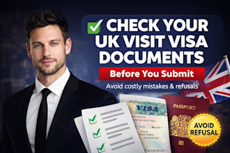 check your UK visit visa documents before you submit