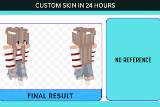 create a custom minecraft skin for you