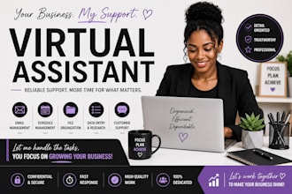 be your reliable VA for admin and content support