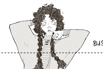 draw your portrait, oc, fursona or fanart