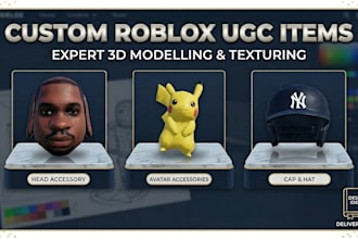 create custom roblox ugc accessories and items