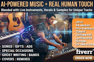 create pro ai music hybrids with real instruments that sound better