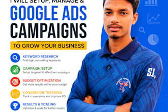 setup google ads campaign for traffic, leads and sales