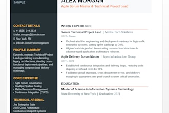 write and optimize an ats resume cover letter